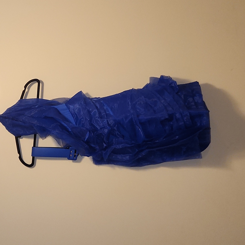 Brand new Blue cocktail dress with belt